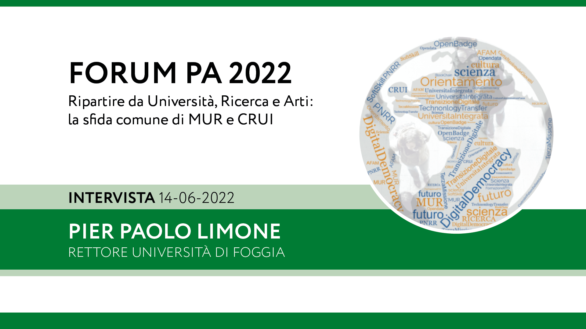 COPERTINA FILMATO INTERVISTA 20220614 LIMONE ForumPA 20220615 1