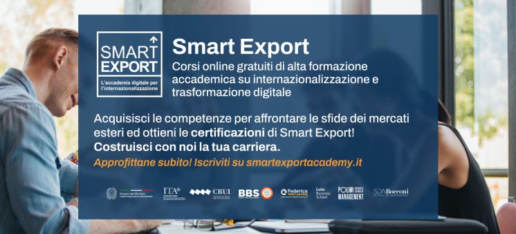 Smart Export si apre a studenti e dottorandi